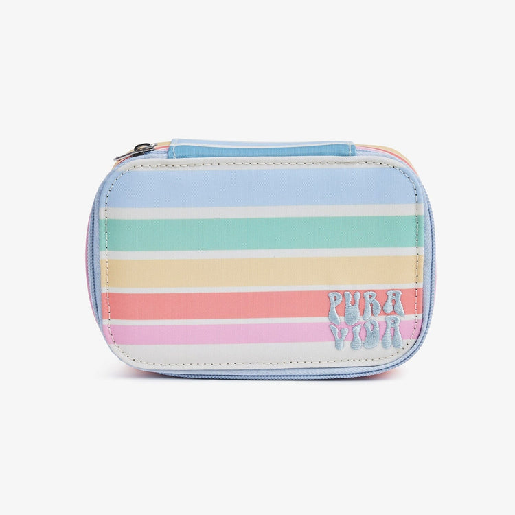 Retro Stripe Journey Jewelry Case