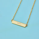 Engravable Bar Necklace
