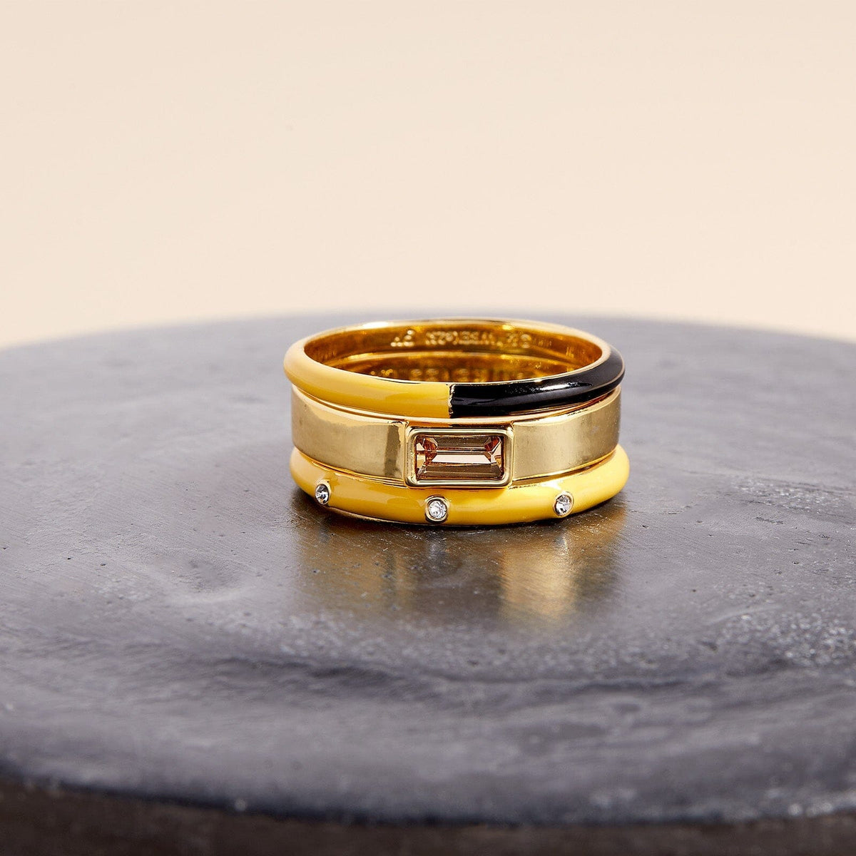 Hufflepuff™ 3 Ring Stack