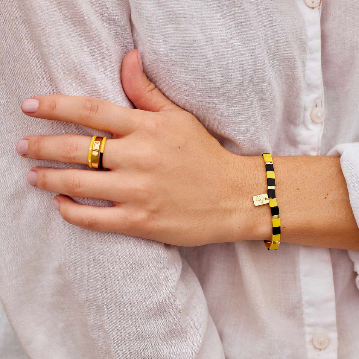 Hufflepuff™ 3 Ring Stack