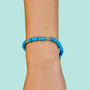 Turquoise Bead Stretch Bracelet