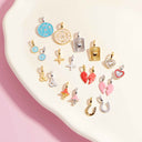 Harper Enamel BFF Heart Charm Set