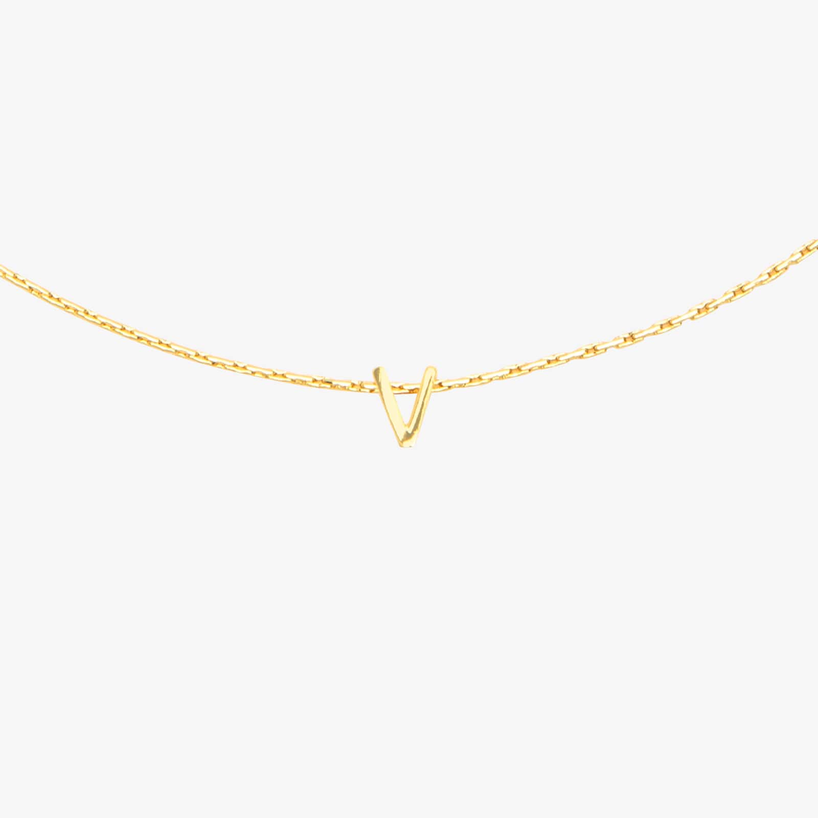 Snake Chain Alphabet Necklace