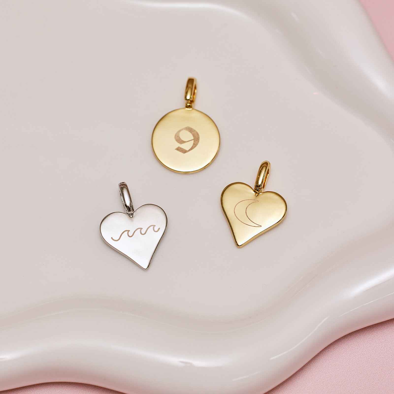 Engravable Coin Harper Charm