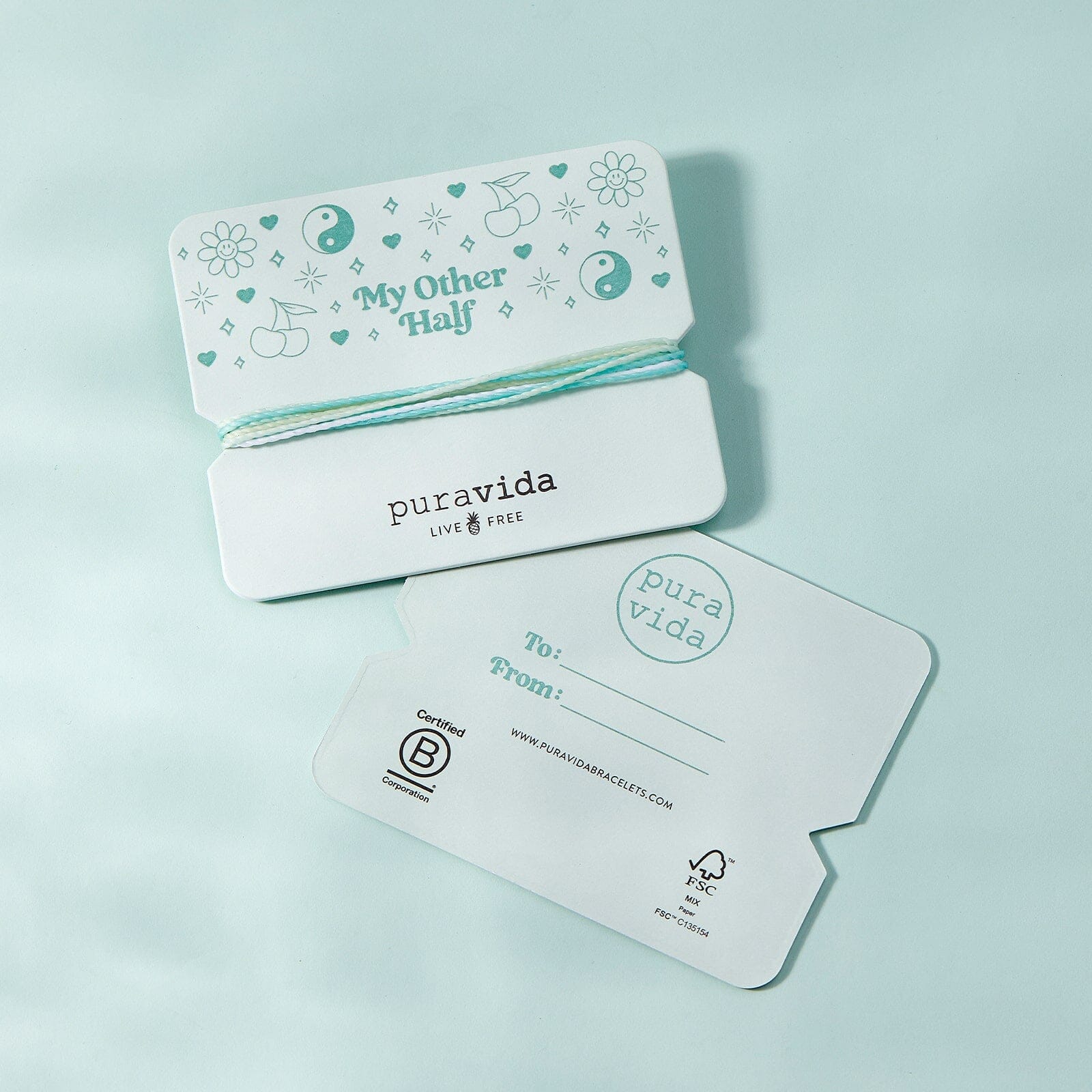 My Other Half Bracelet Card