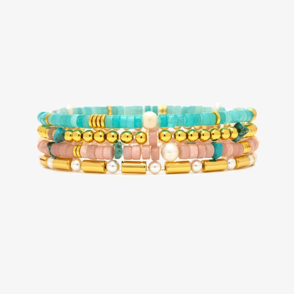 Saguaro Stretch Bracelet Set of 4