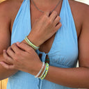 Iridescence Bead Stretch Bracelet
