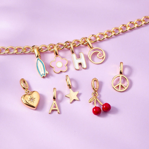 Harper Enamel Flower Charm