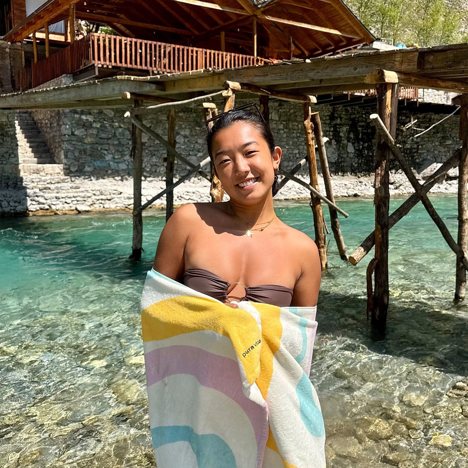 Catching Waves Towel