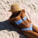 Pink & White Checkerboard Towel