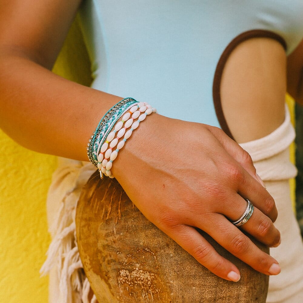 Rainbow Reef Pearl Bracelet Set of 3