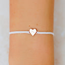 Engravable Heart Charm Bracelet