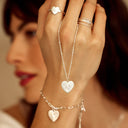 Sunburst Heart Ring