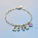 Harper Enamel Heart Charm