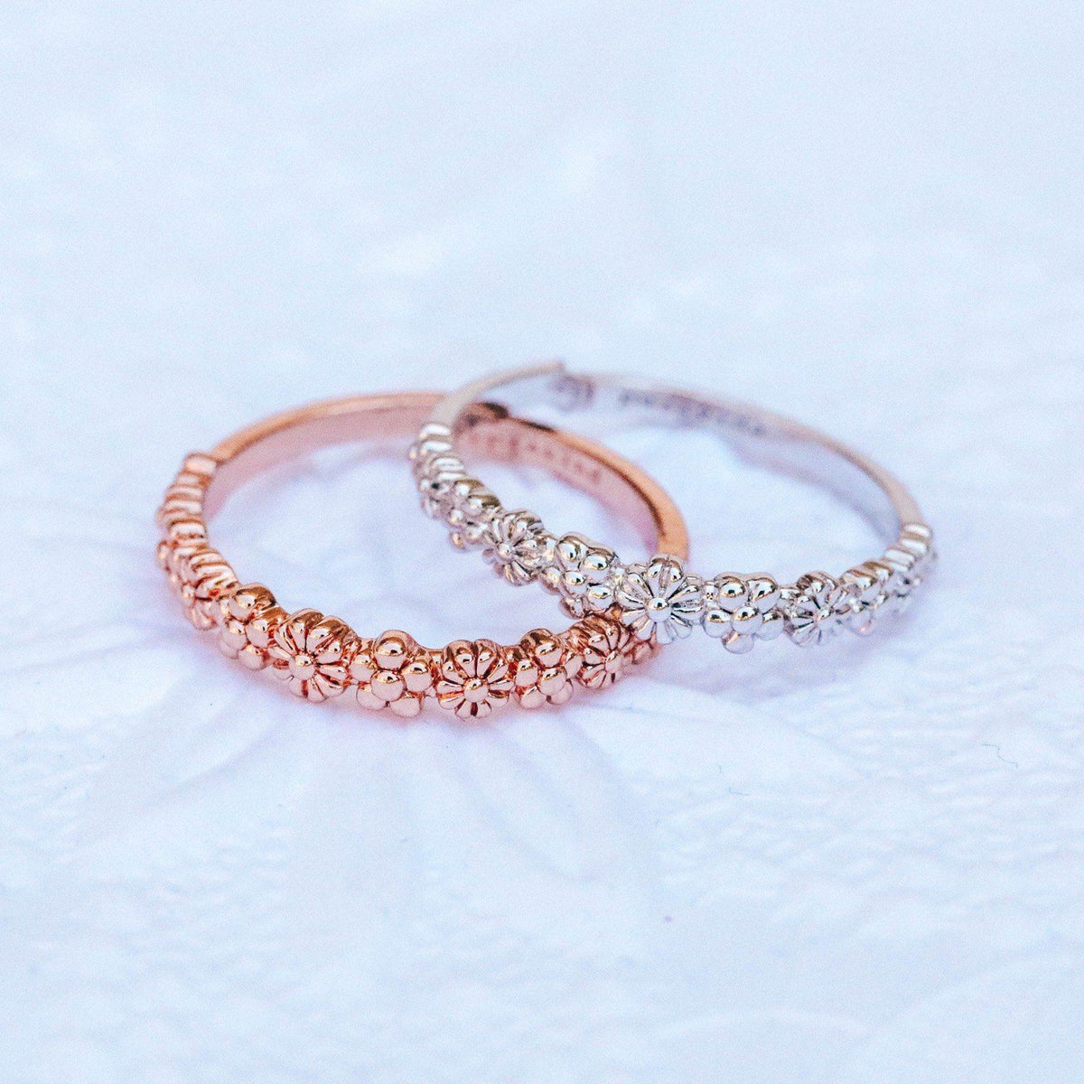 Floral Stacking Ring