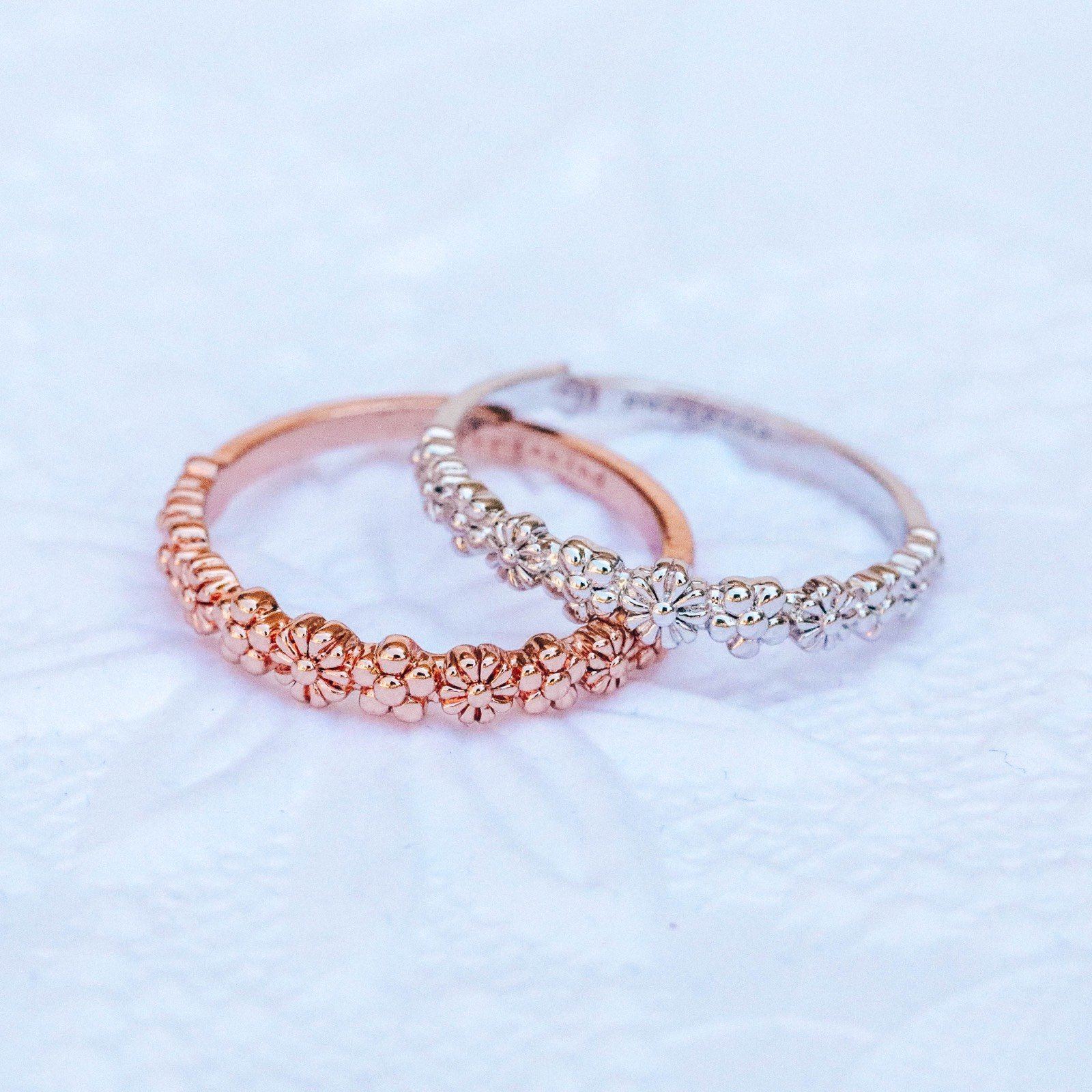 Floral Stacking Ring