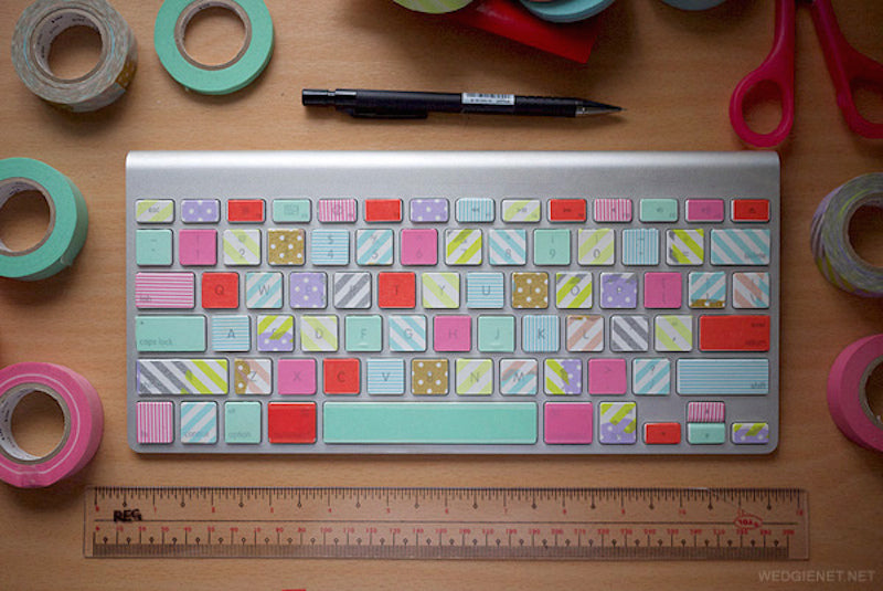 DIY Thursday: Washi Keyboard