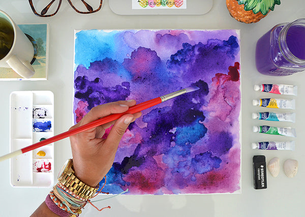 DIY: Watercolor Wall Art