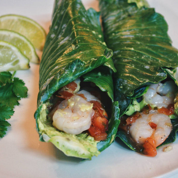 Garlic Lime Shrimp Wraps