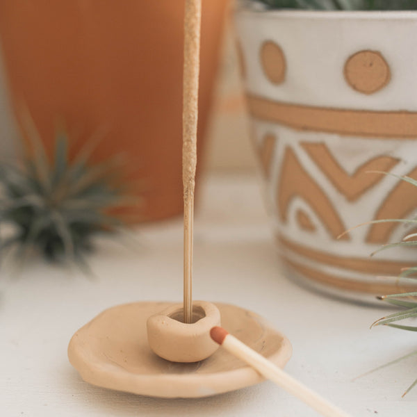 Clay Incense Holder