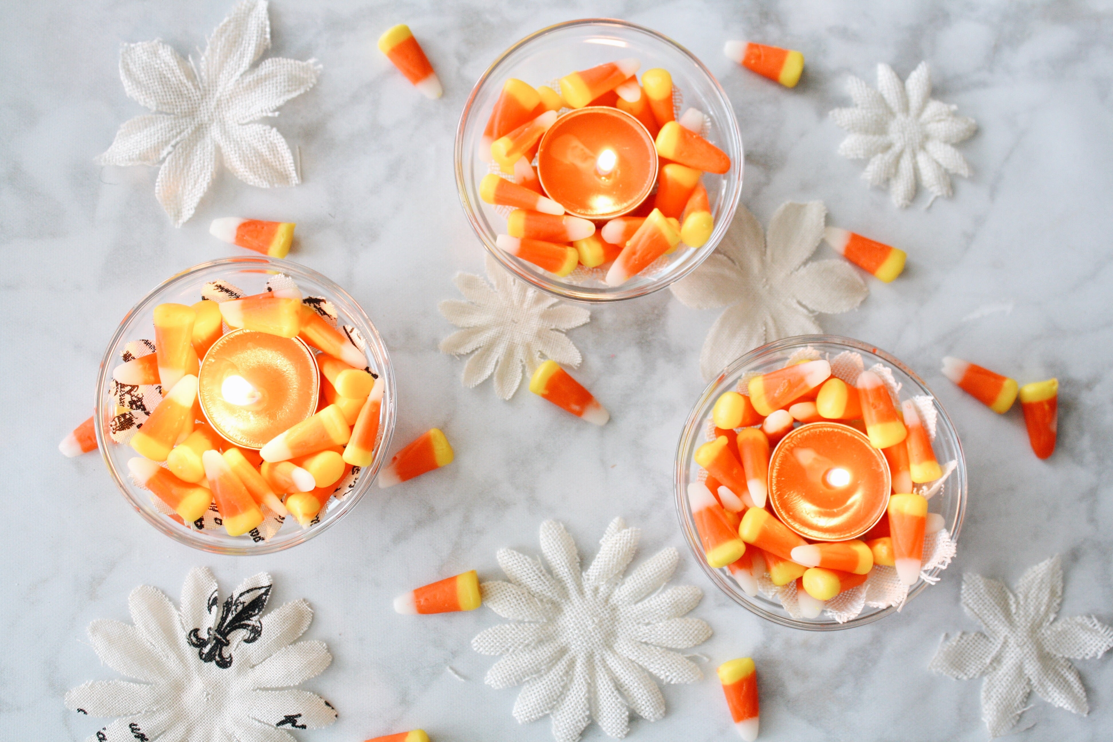 Candy Corn Candles