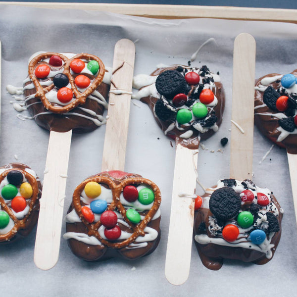 Chocolate Covered Apple Pops