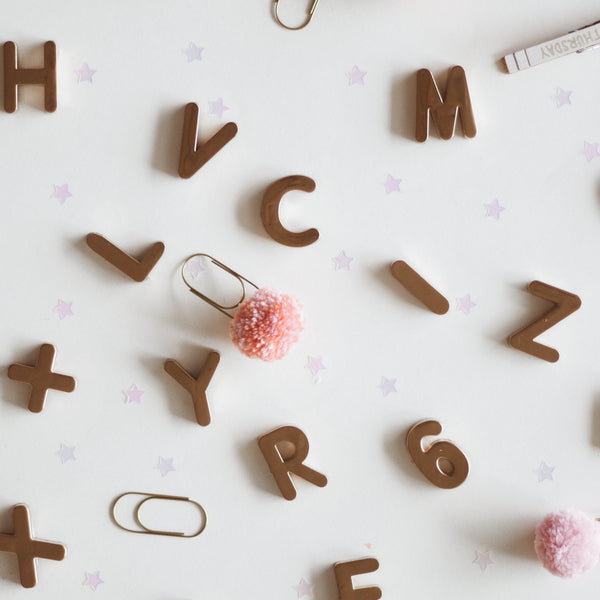 Copper Magnetic Letters