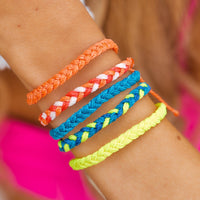 Yellow Braided Bracelet Gallery Thumbnail