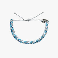 Silver Surf Braided Bracelet Gallery Thumbnail