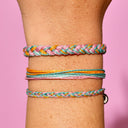 Canary Multi Braided Bracelet