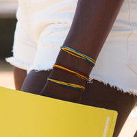 Maroon & Yellow Bracelet Gallery Thumbnail