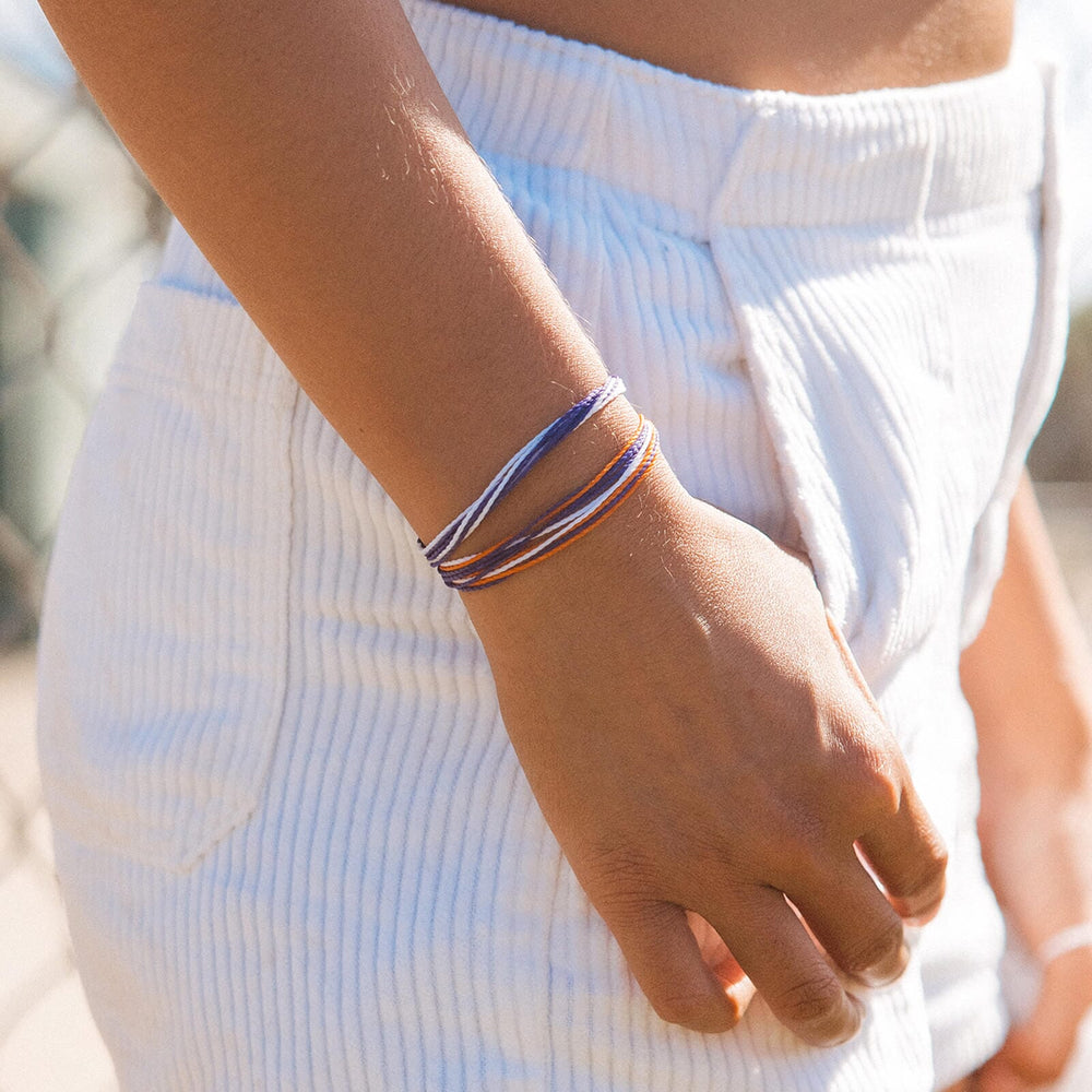 Purple & White Bracelet 6