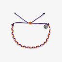 Orange, Purple & White Bracelets