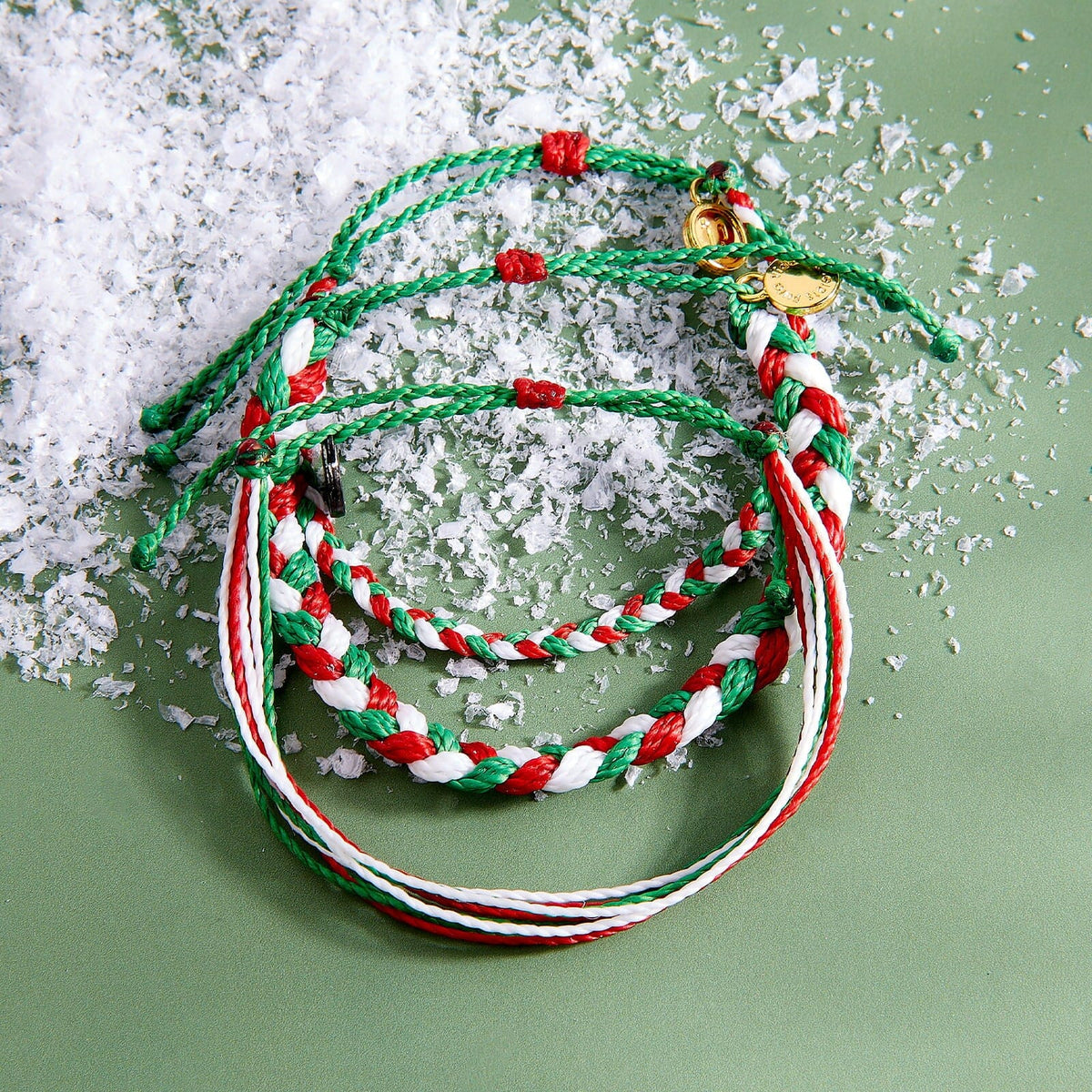 Under the Mistletoe Braided Bracelet