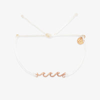 Rose Gold Delicate Wave Bracelet