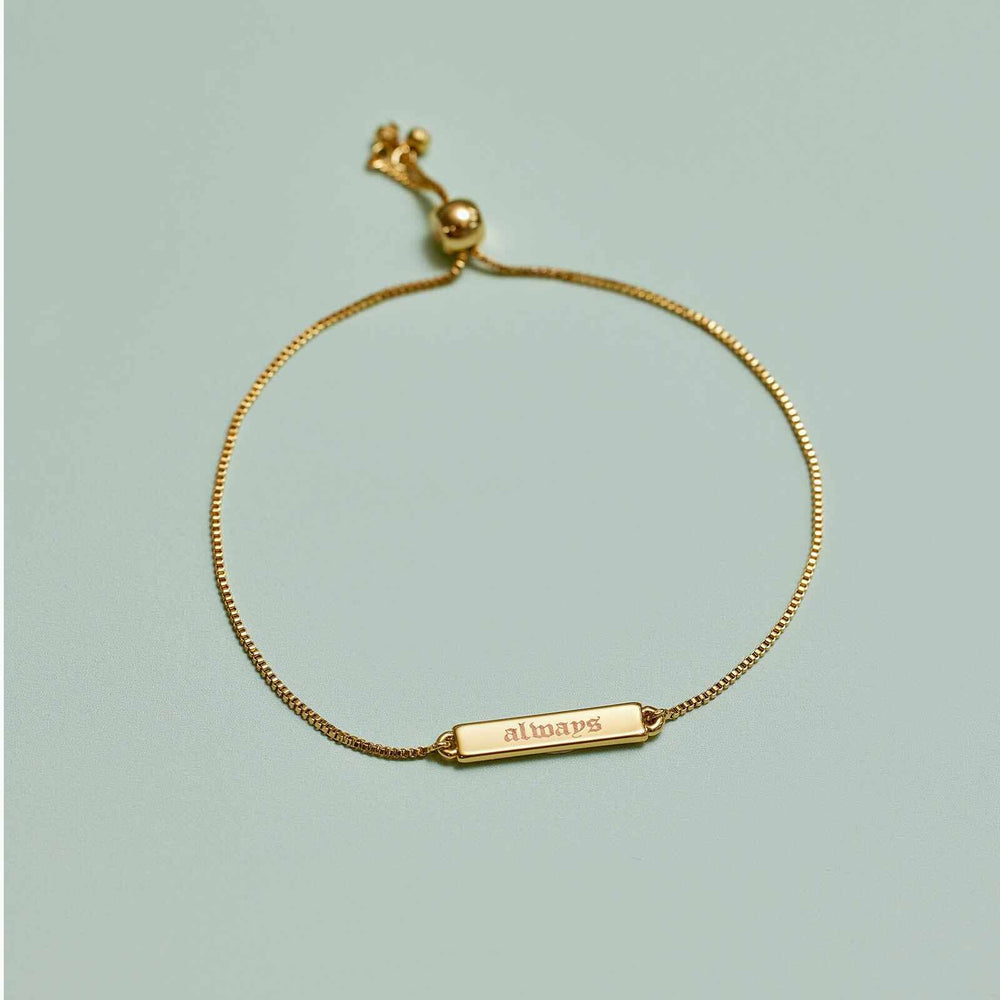 Engravable Double-Sided Bar Bracelet 13