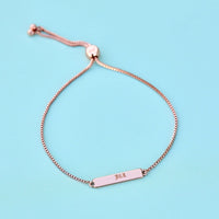 Engravable Double-Sided Bar Bracelet Gallery Thumbnail