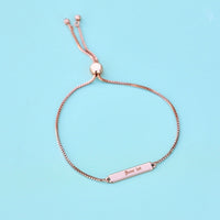 Engravable Double-Sided Bar Bracelet Gallery Thumbnail