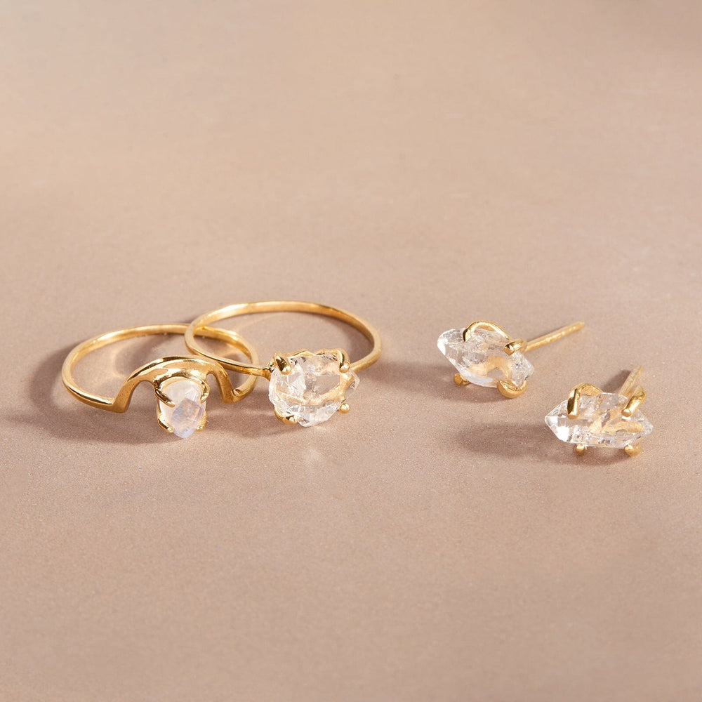 Herkimer Stud Earrings 6