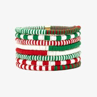 Vacation Vibes Deck the Halls Stretch Bracelet Set of 8 Gallery Thumbnail