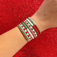 Deck the Halls Stretch Bracelet Set of 8 Gallery Thumbnail