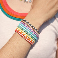 Rainbow Stretch Bracelet Set of 8 Gallery Thumbnail