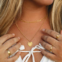 Sunburst Heart Necklace