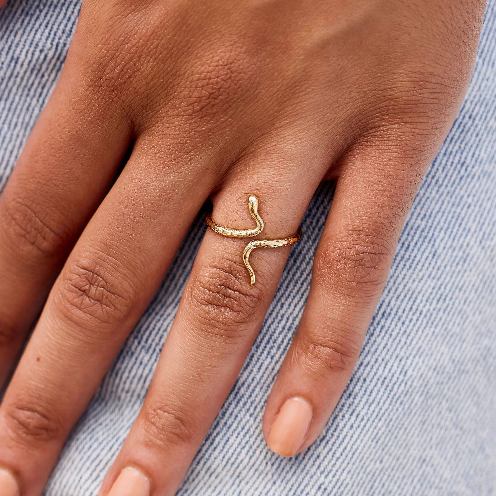 Taylor swift snake on sale ring rose gold