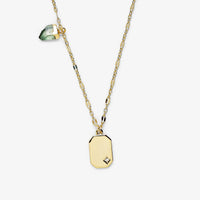 Emerald Quartz Pendant Necklace Gallery Thumbnail