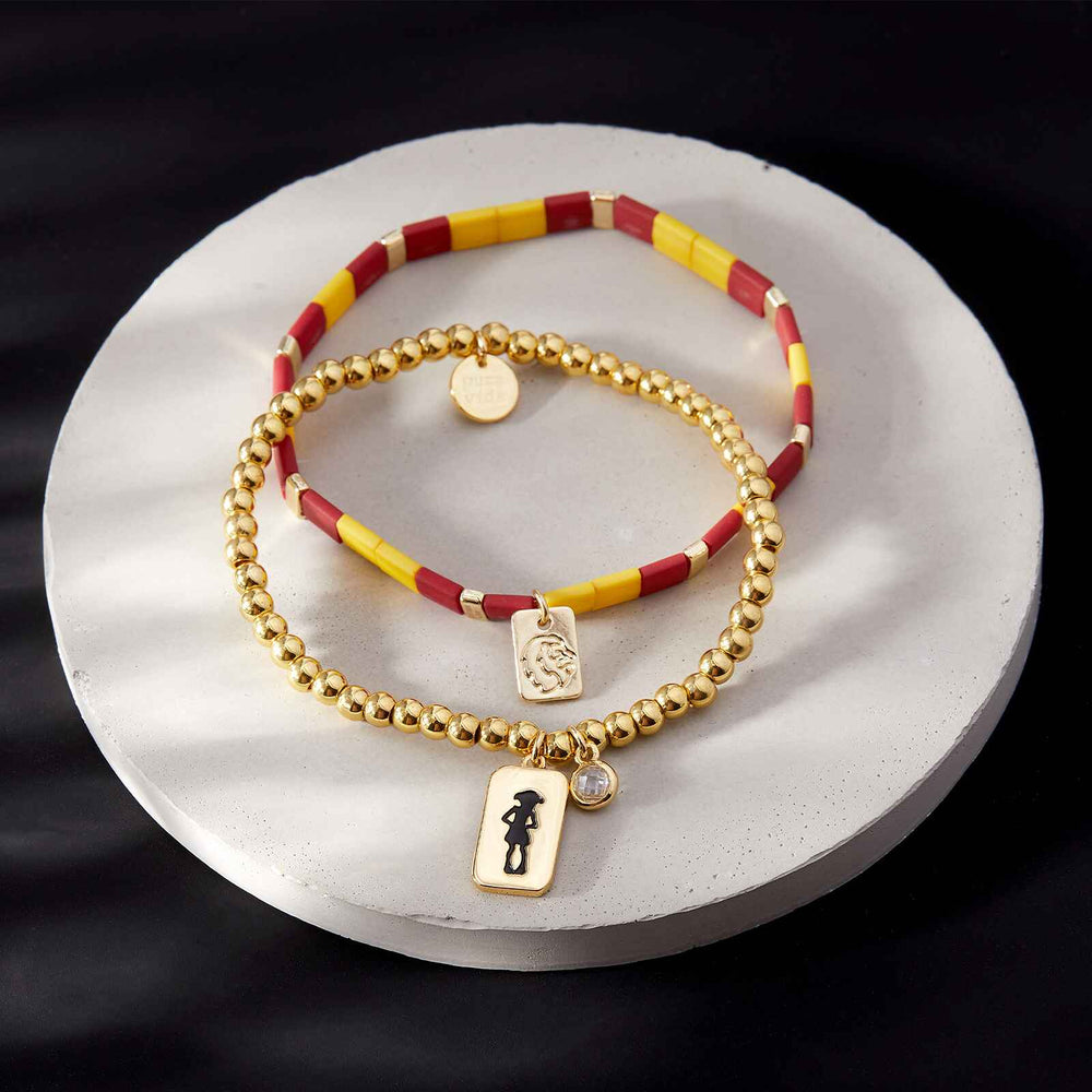 Gryffindor™ Tile Bead Stretch Bracelet 9