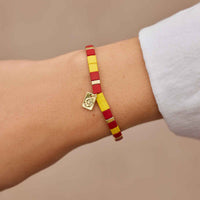 Gryffindor™ Tile Bead Stretch Bracelet Gallery Thumbnail