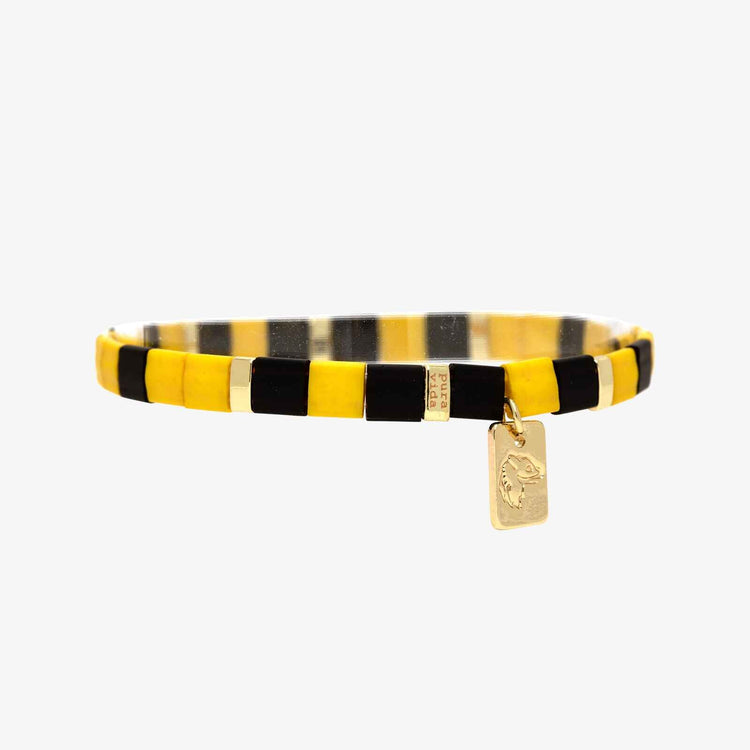 Hufflepuff™ Tile Bead Stretch Bracelet