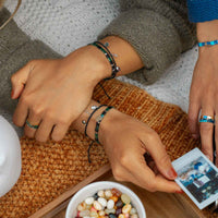 Slytherin™ Tile Bead Stretch Bracelet Gallery Thumbnail