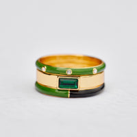 Slytherin™ 3 Ring Stack Gallery Thumbnail